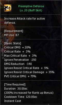 Preemptivedefense After